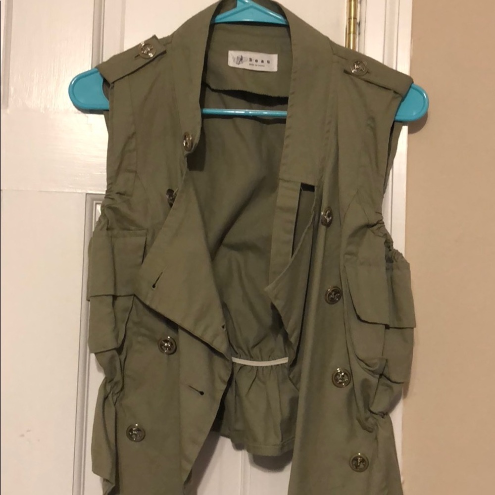 Army green vest